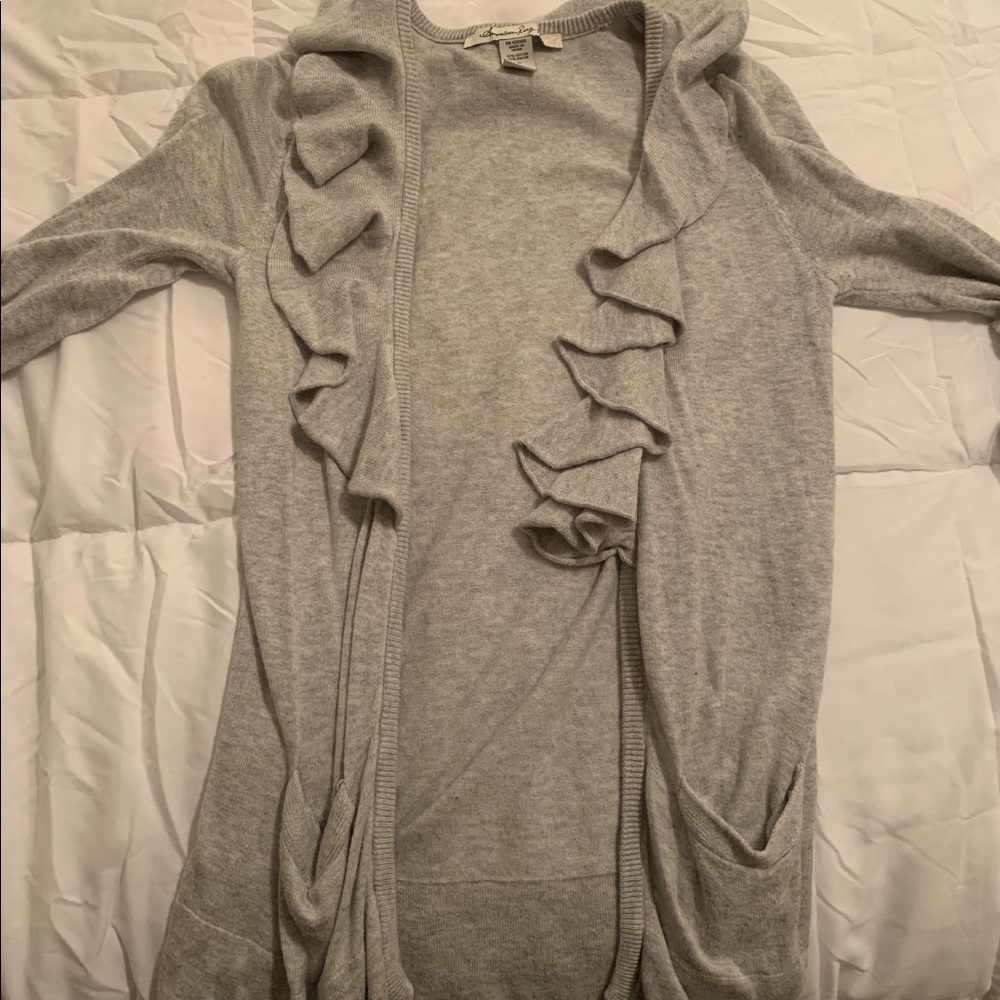 American Rag Ruffle Sweater